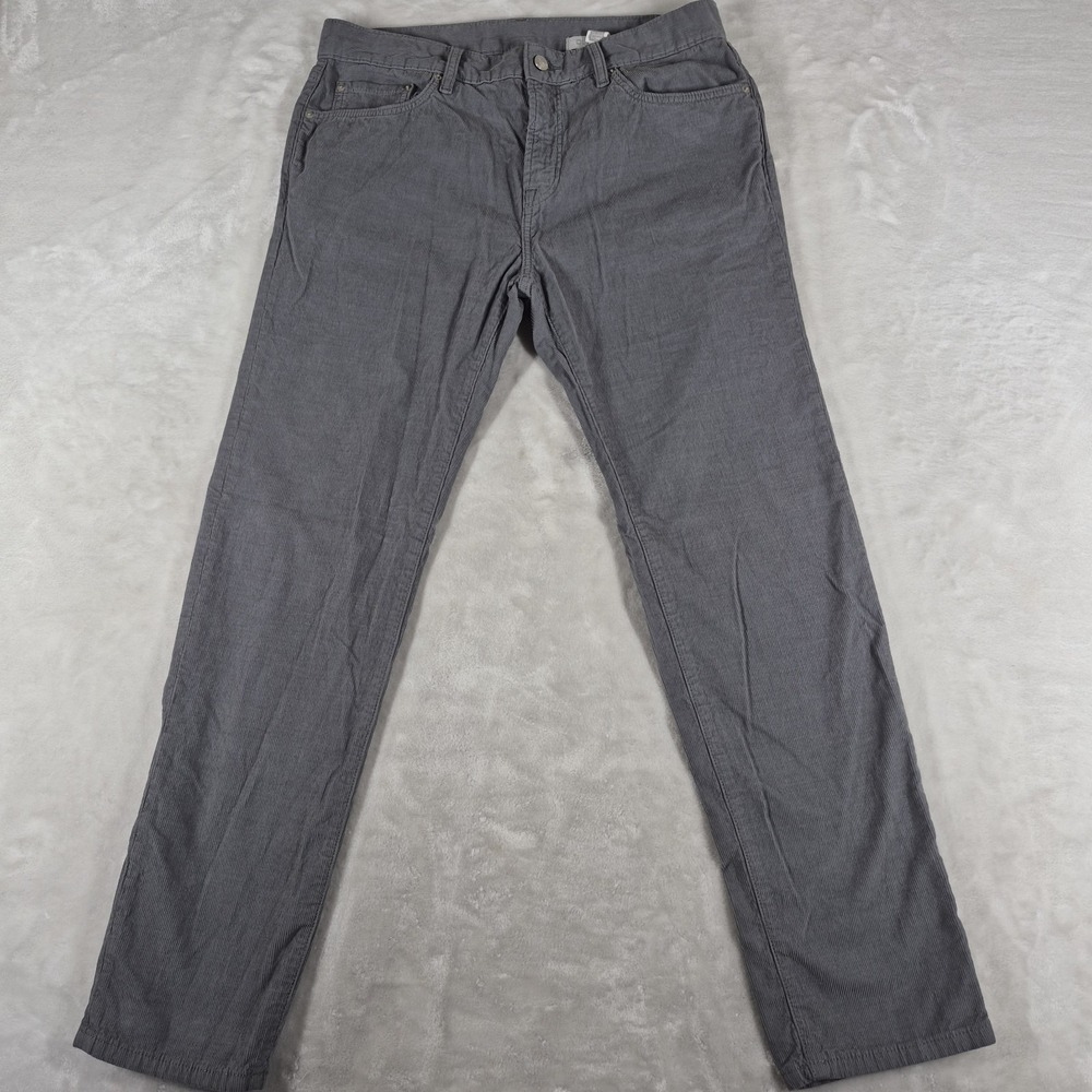 Outerknown Corduroy Pants Men's 33x31 Green Casual Comfort Organic Cotton